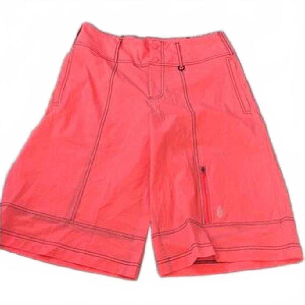 221. FREE PEOPLE All Star Shorts in Neon Coral Sz M NWT $98 - Picture 2 of 5